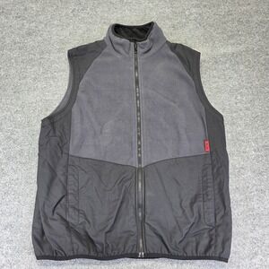 Vintage Oakley Software Fleece Vest Gray Men's Size Extra Large Y2K